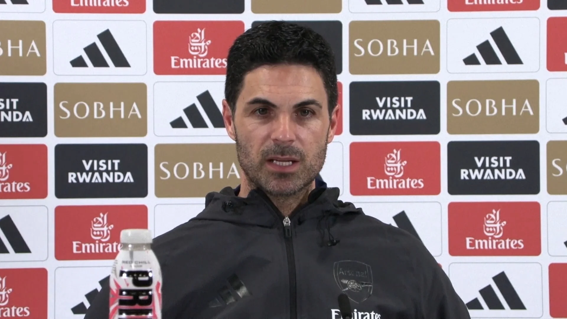 Микель Артета / скриншот с пресс-конференции