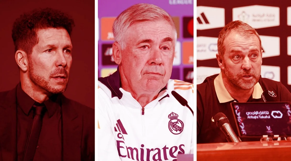 Сімеоне, Анчелотті і Флік / Колаж Футбол 24, фото Getty Images