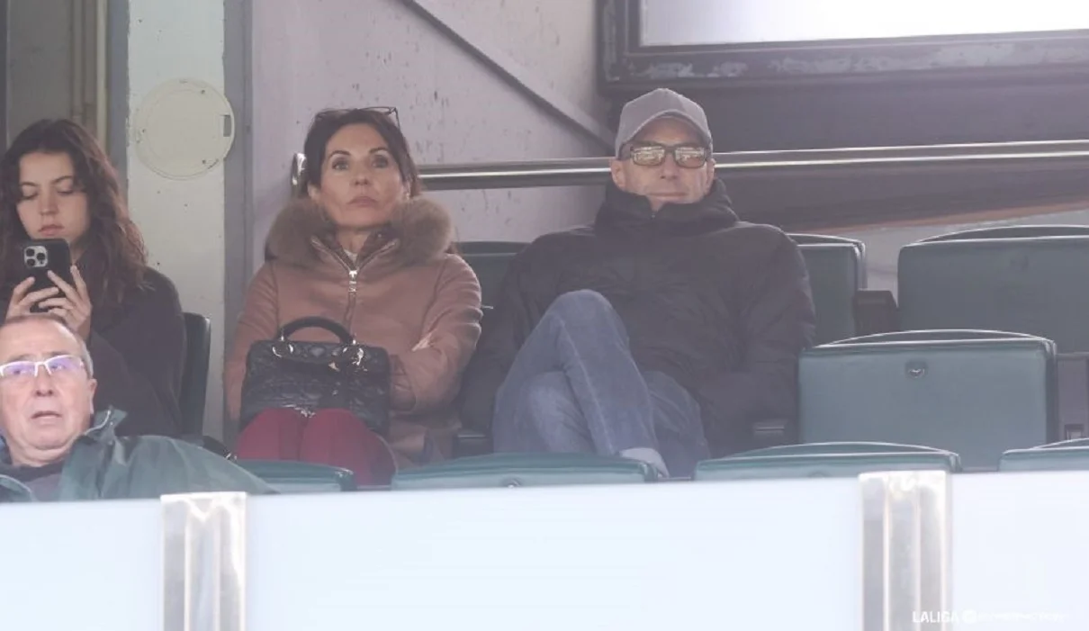 Зідан з дружиною на трибунах / Прес-служба Ла Ліги 2