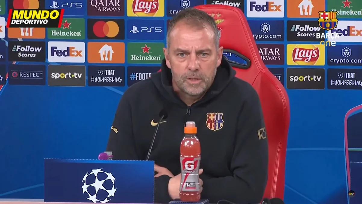 Ганси Флик / скриншот с пресс-конференции