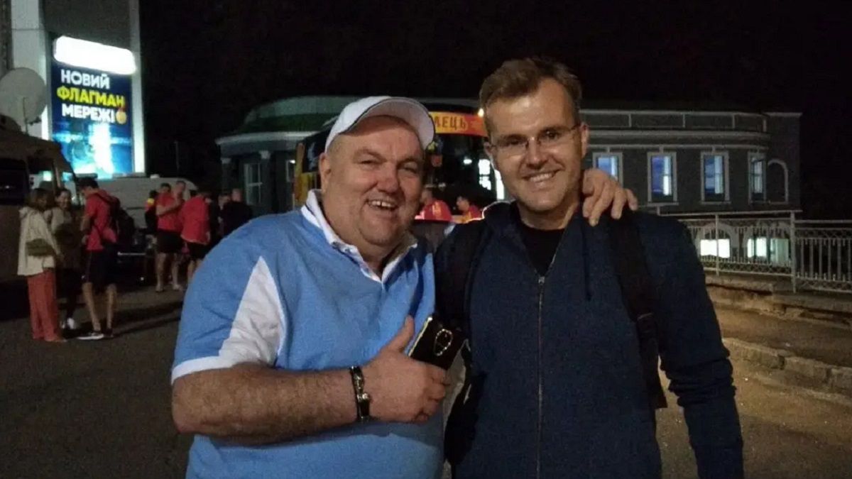 Пьотр Слонка та Олександр Поворознюк / Фото з архіву героя інтерв'ю