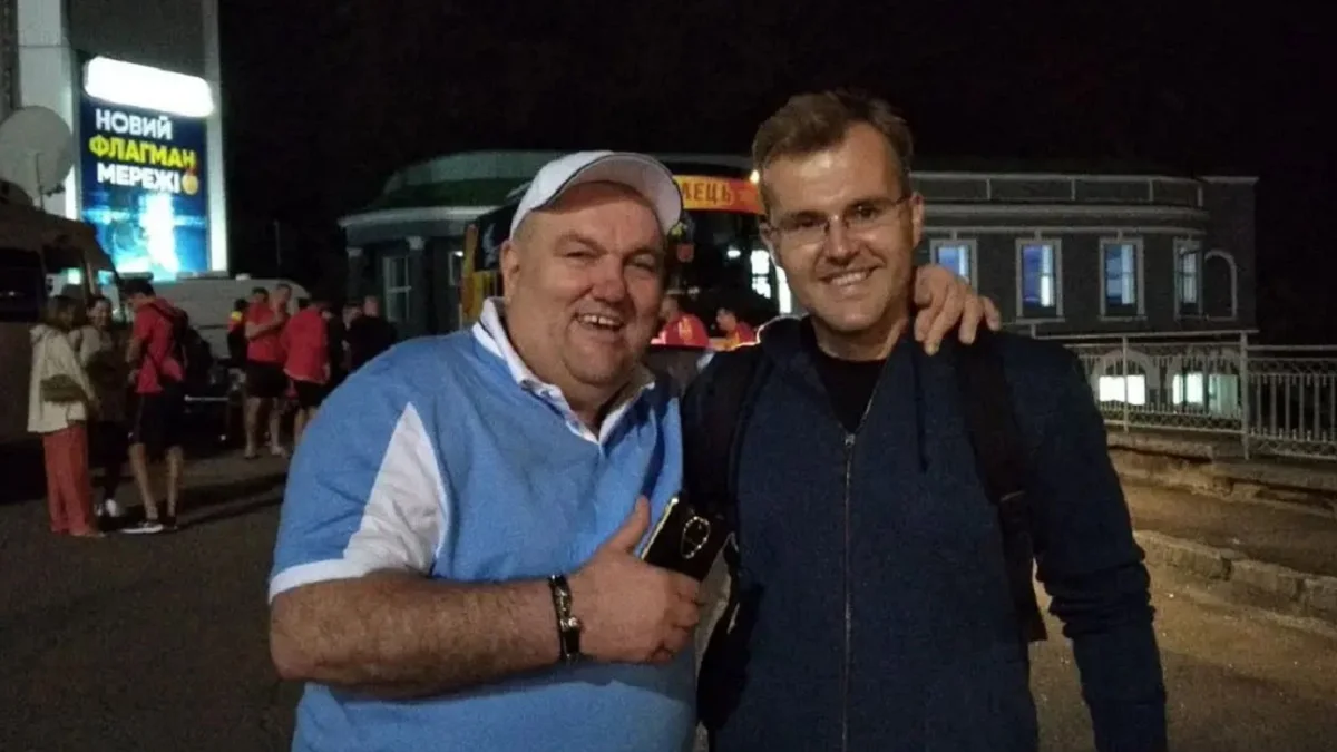 Пьотр Слонка та Олександр Поворознюк / Фото з архіву героя інтерв'ю