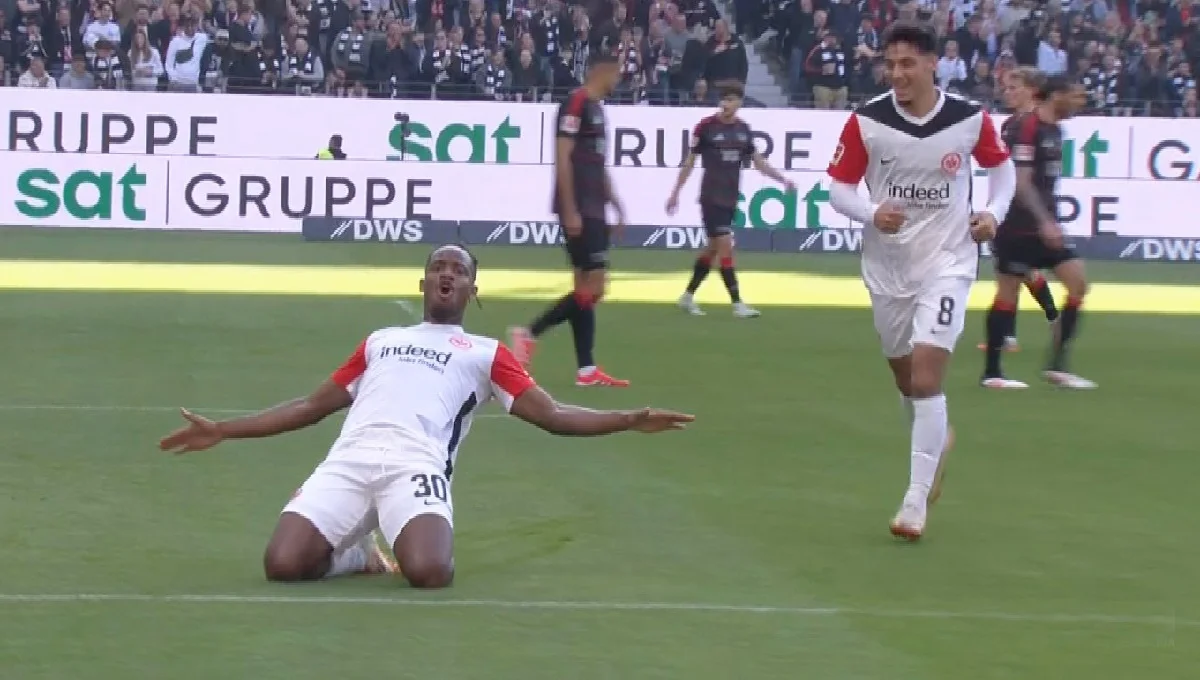 Айнтрахт – Унион Берлин – 1:2 / Стоп-кадр из видео