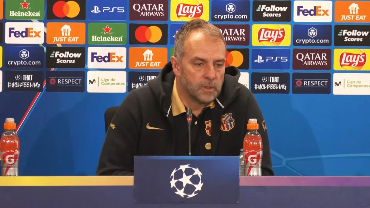 Ганси Флик / скриншот с пресс-конференции