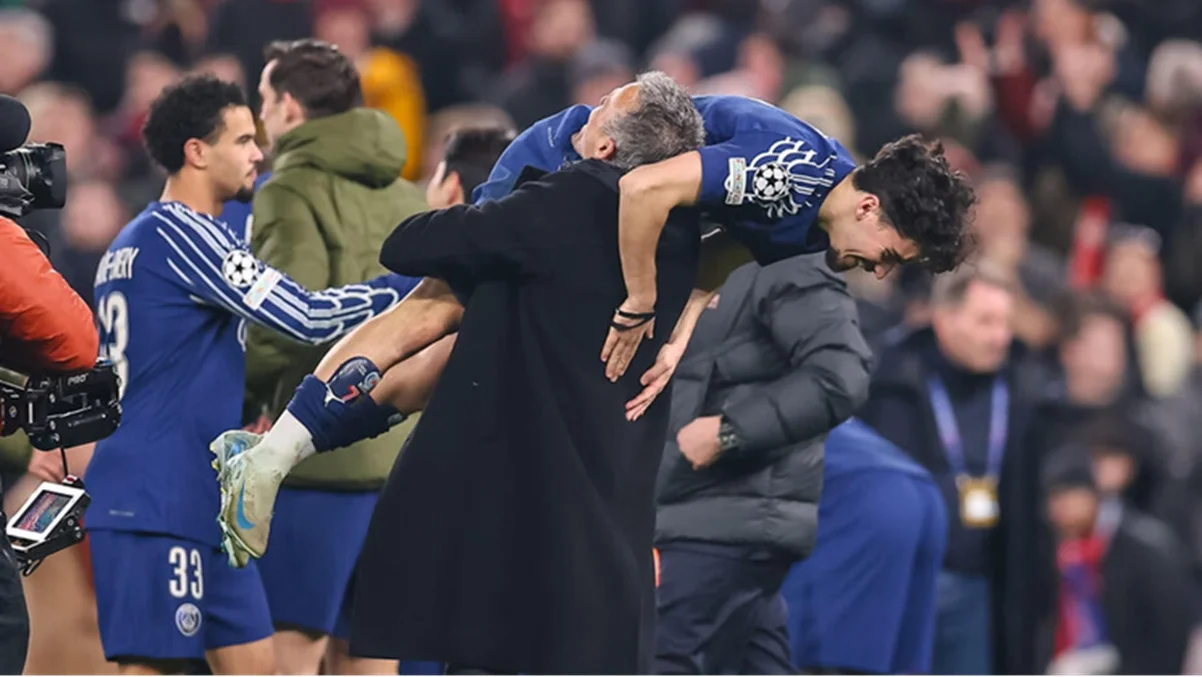 Луис Энрике и Витинья / фото: Ryan Crockett/DeFodi Images