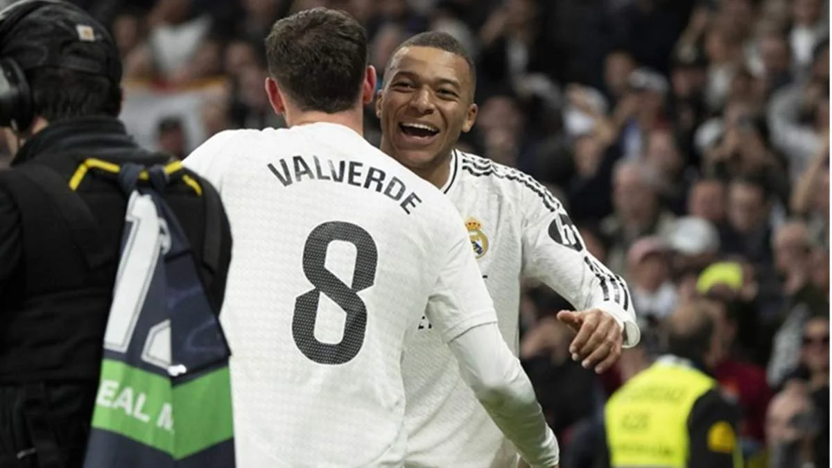 Федерико Вальверде и Килиан Мбаппе / фото: официальный сайт Ла Лиги