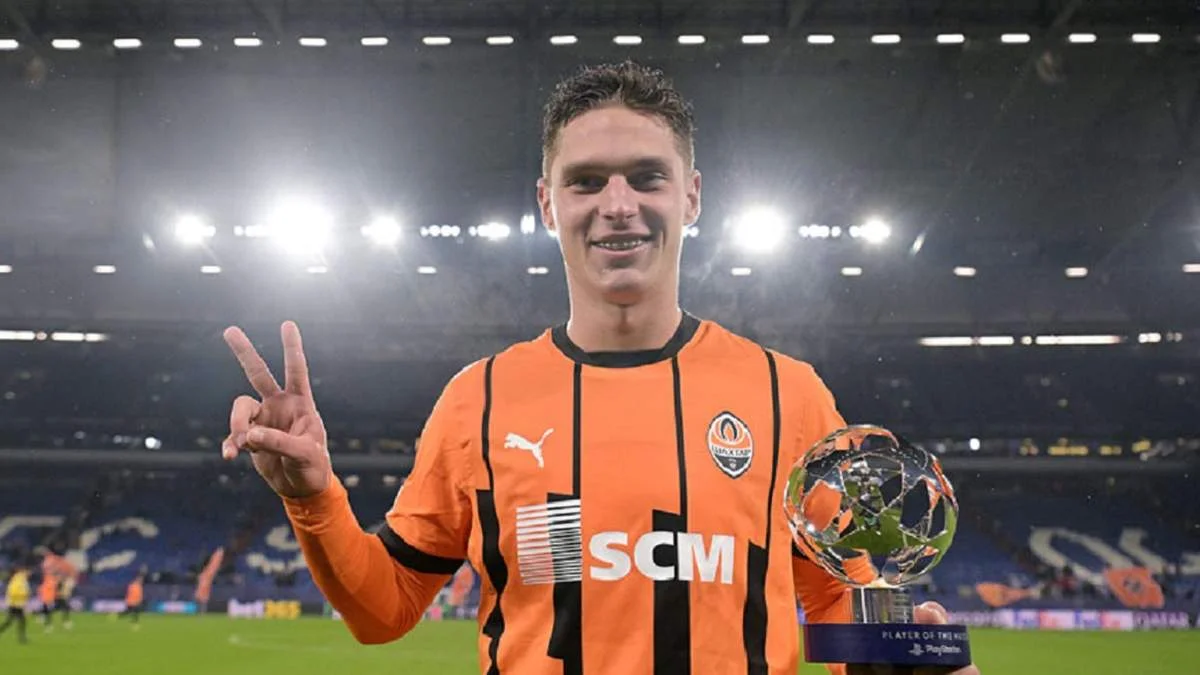 Георгий Судаков в Лиге чемпионов / Сайт Шахтера