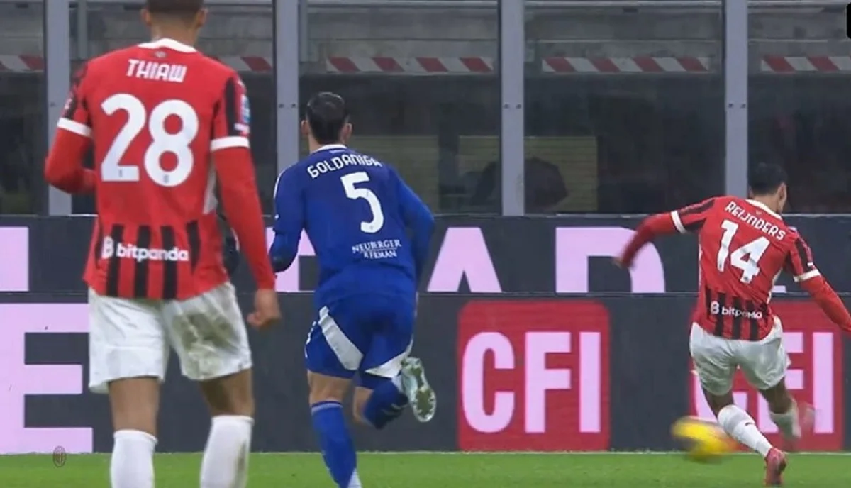 Рейндерс виводить Мілан вперед / Скріншот