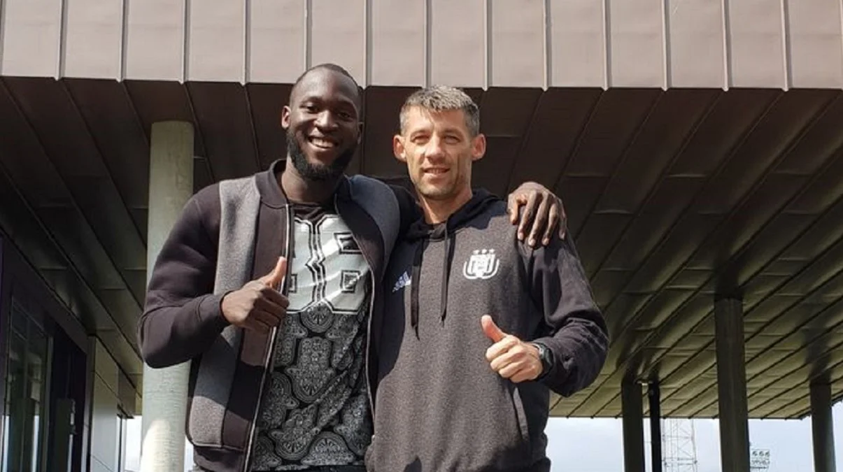 Олег Ящук та Ромелу Лукаку / Фото з відкритих джерел