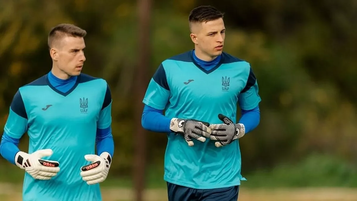 Андрій Лунін та Анатолій Трубін / фото: УАФ