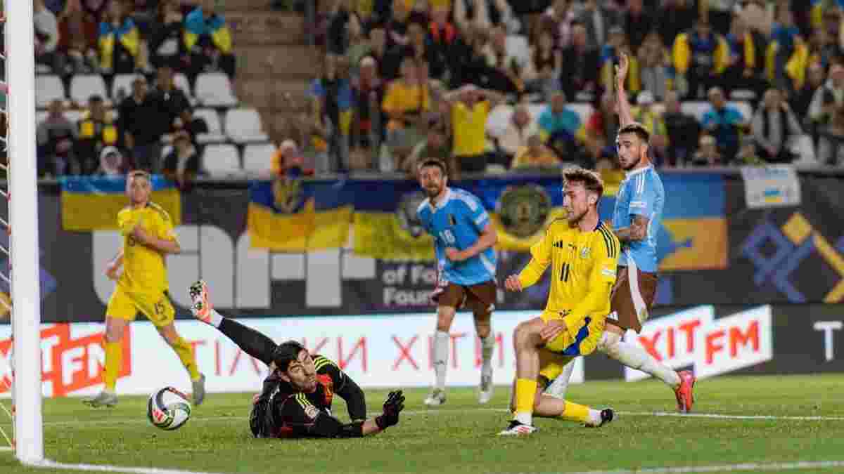Україна – Бельгія – 3:1 – відео голів та огляд першого матчу плей-офф Ліги націй