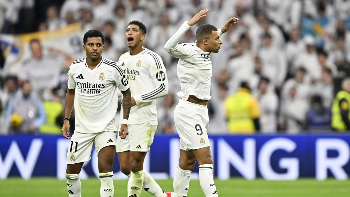 Родріго, Беллінгем та Мбаппе / фото: Getyy images