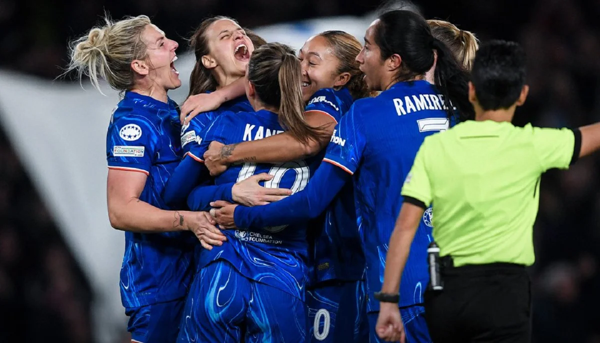 Фото к новости: Челси совершил камбэк против Манчестер Сити в женской ЛЧ – за игрой наблюдал лишь один одноклубник Мудрика