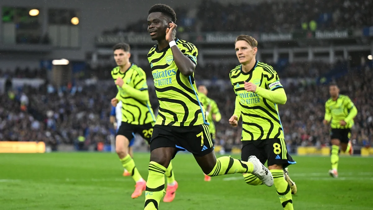 Букайо Сака, Мартин Эдегор /фото: Mike Hewitt/Getty Images