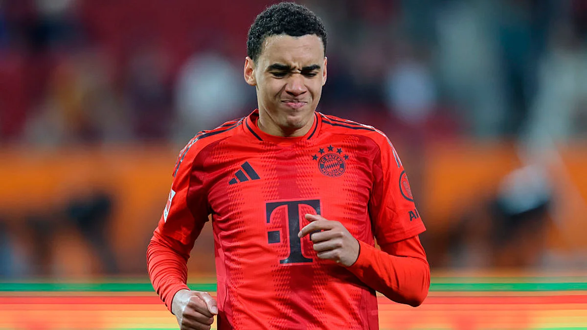 Джамал Мусиала рискует пропустить матч с Интером / ALEXANDRA BEIER/AFP via Getty Images