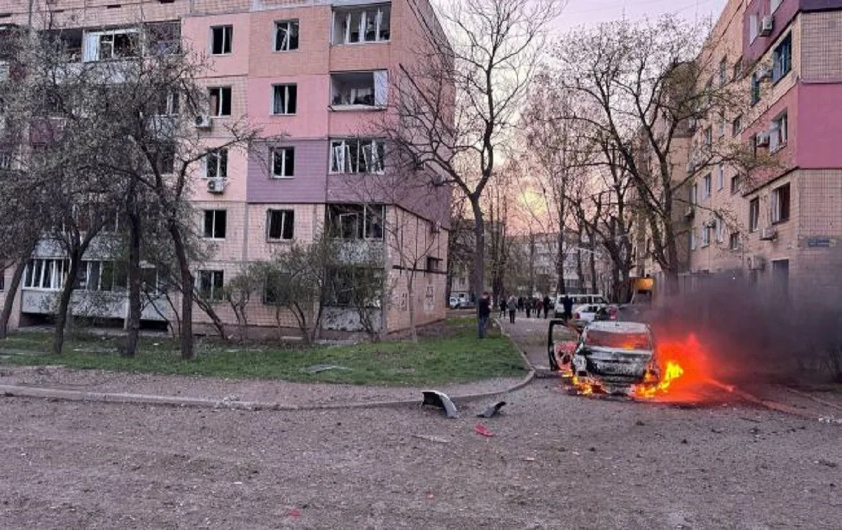 Последствия удара по Кривому Рогу/ фото: Telegram Владимира Зеленского