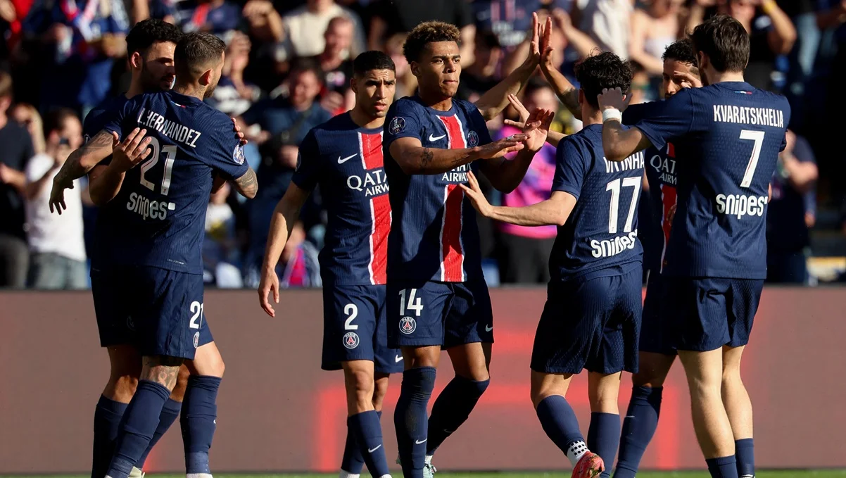 ПСЖ – Анже – отчет матча 05 04 2025 / фото:  FRANCK FIFE/AFP via Getty Images