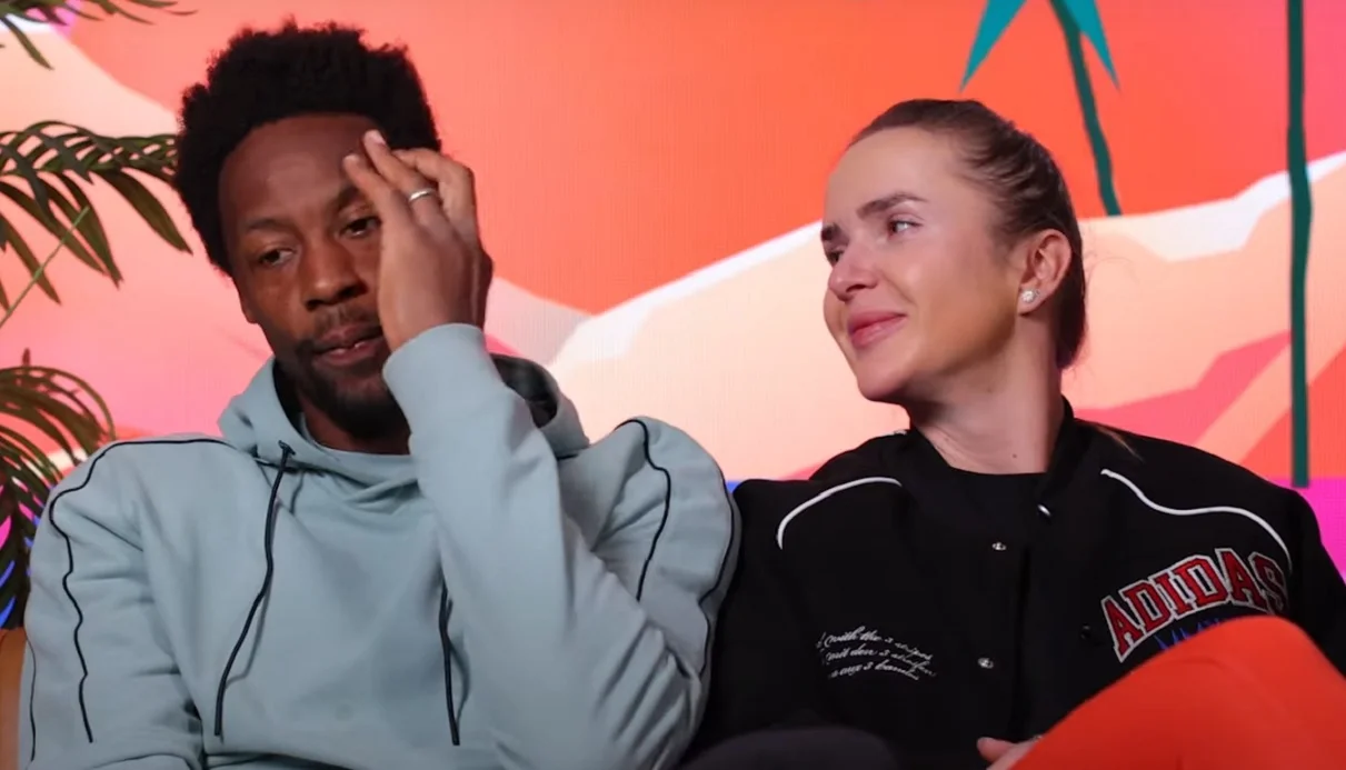 Монфис и Свитолина / Скрин