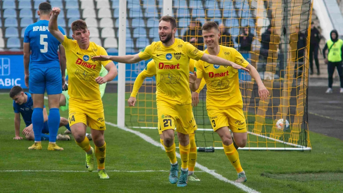 Радость игроков Буковины / фото: ФК Буковина