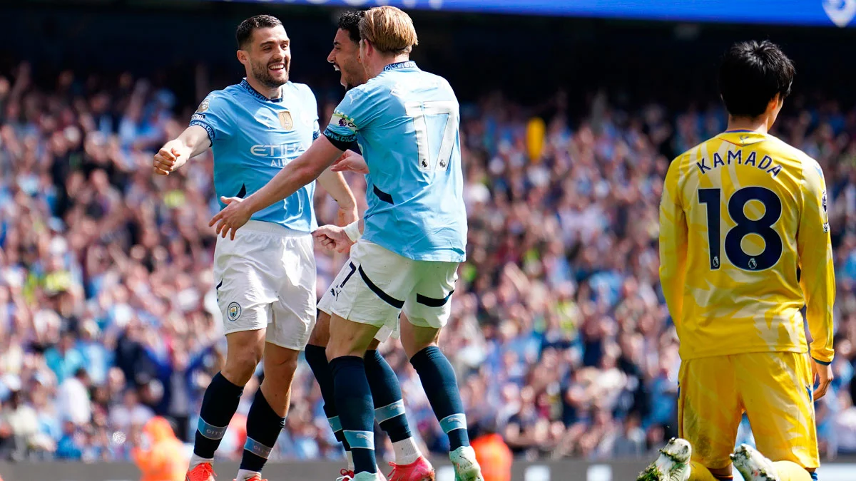 Манчестер Сити – Кристал Пэлас – 5:2 / Martin Rickett/PA Images via Getty Images