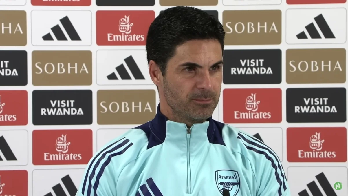 Микель Артета / скриншот с пресс-конференции