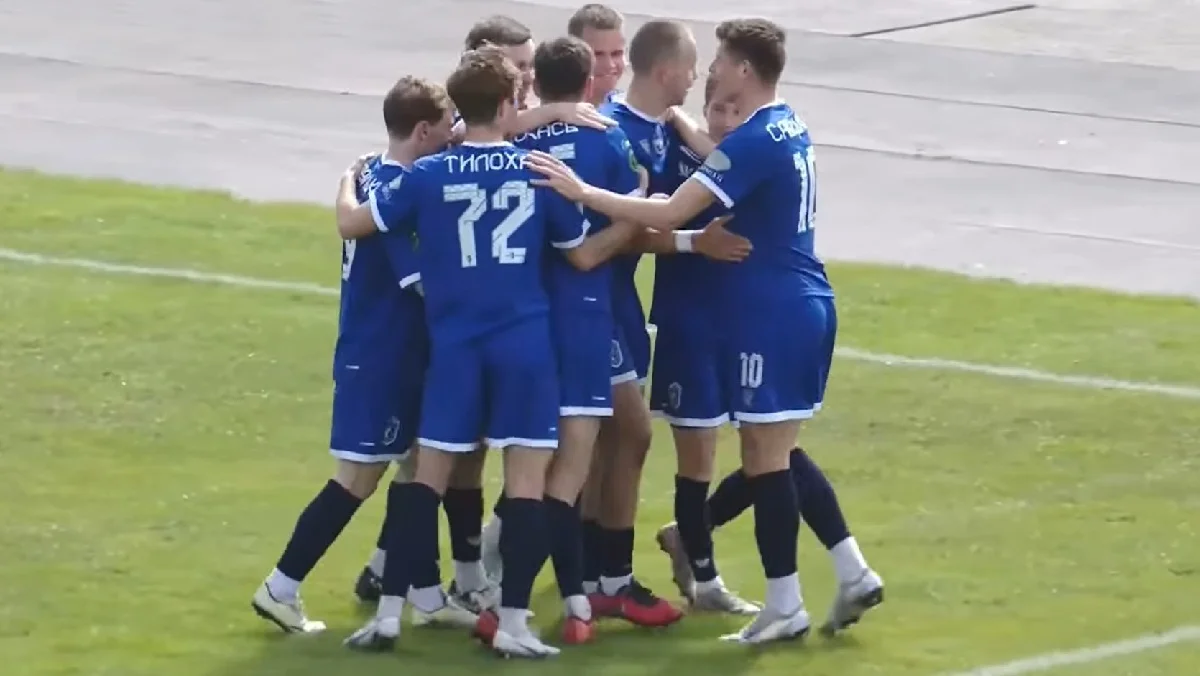 Кремень – Минай – 1:0 / Стоп-кадр из видео