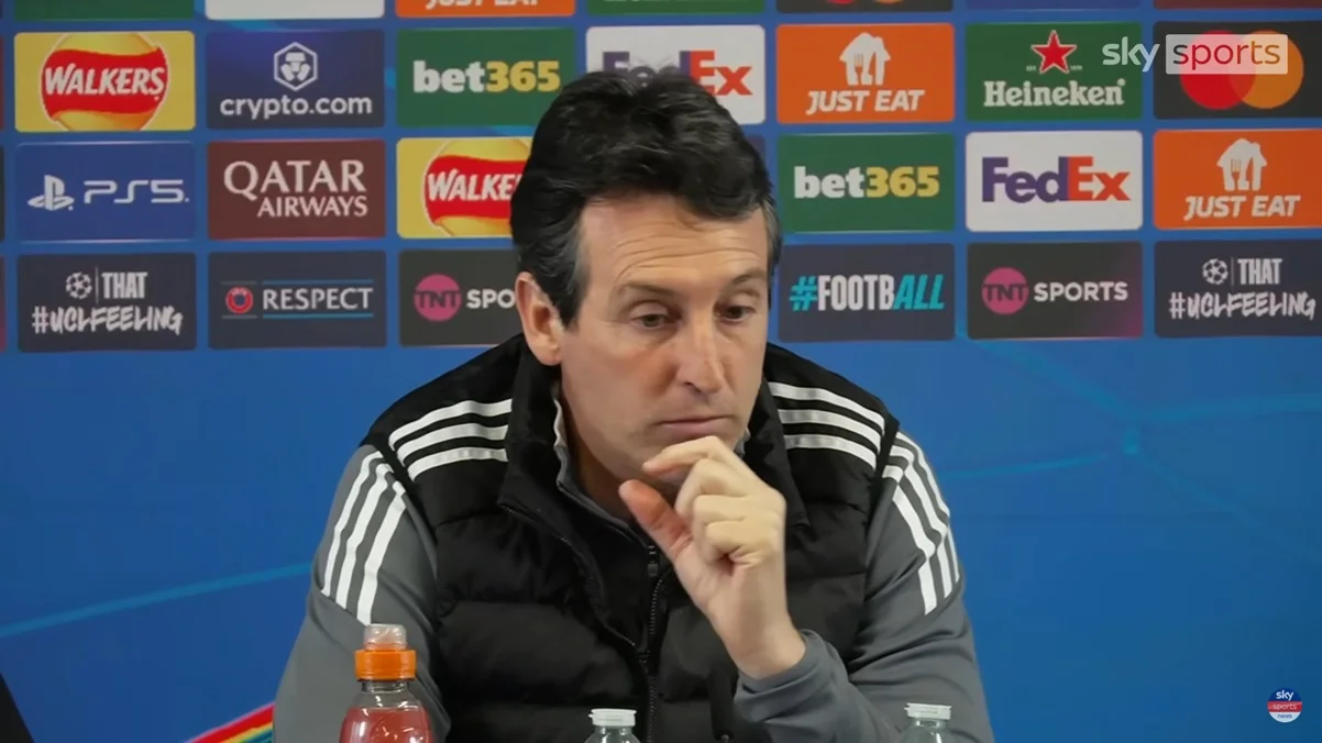 Унаи Эмери / скриншот с пресс-конференции