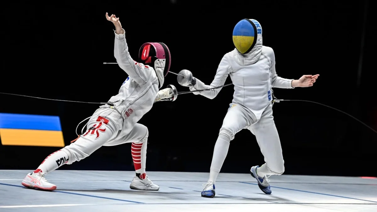 Українська шпажистка на ЮЧС-2025 / Фото: Telegram-канал ФФУ