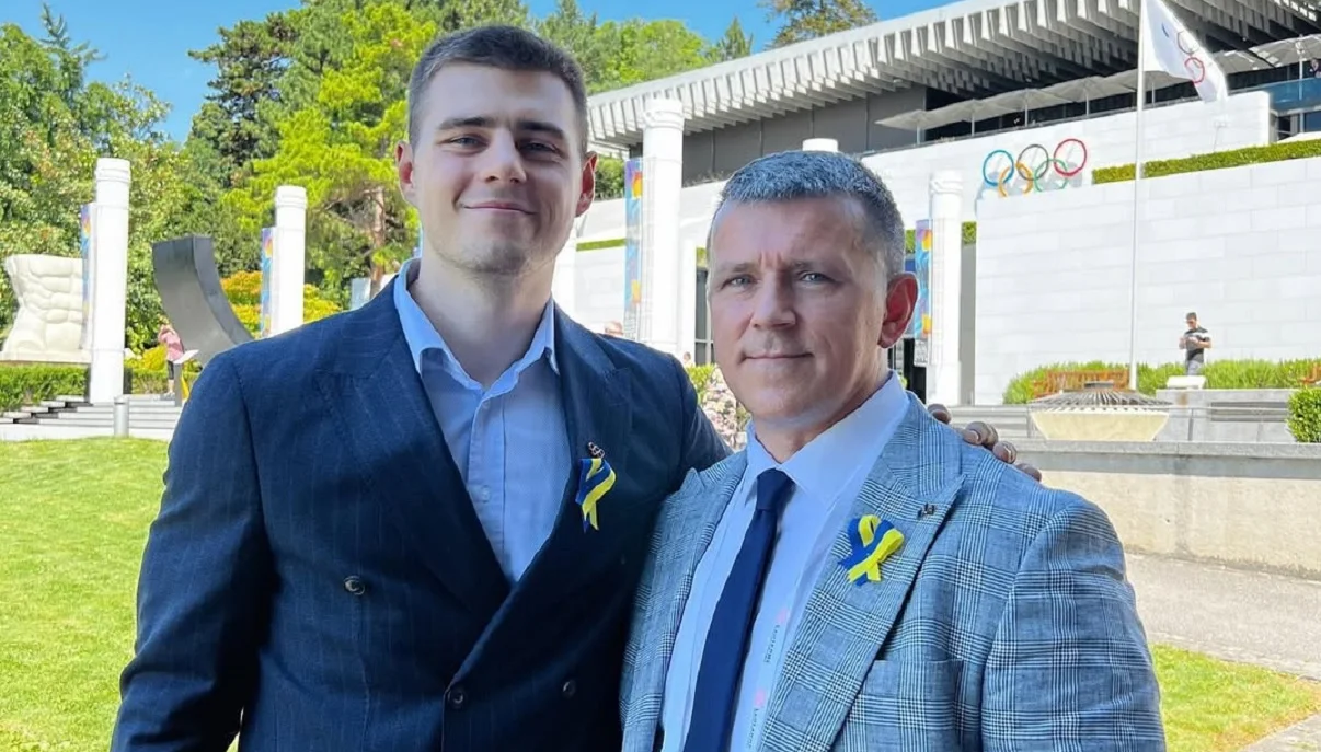 Владислав Гераскевич с отцом / Соцсети спортсмена