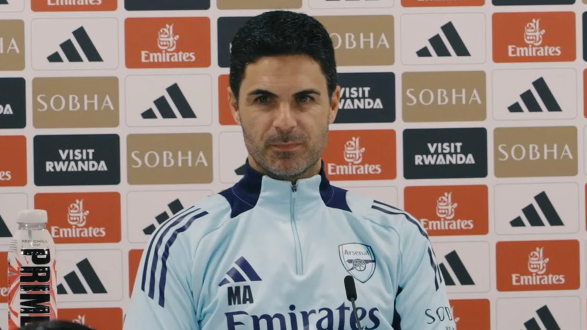 Микель Артета / скриншот с пресс-конференции