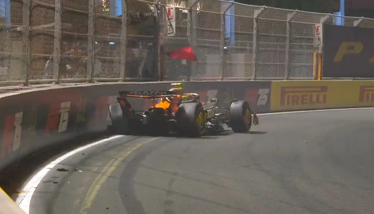 Авария Норриса / Скрин