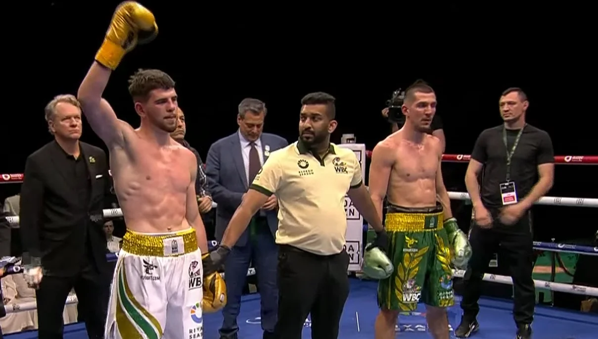 Фролов після перемоги над Ієнчі / Скрін