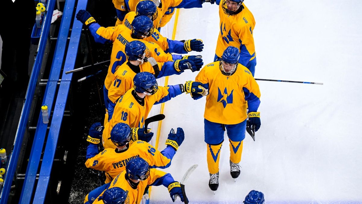 Україна U-18 – Данія U-18 / фото: Федерація хокею України