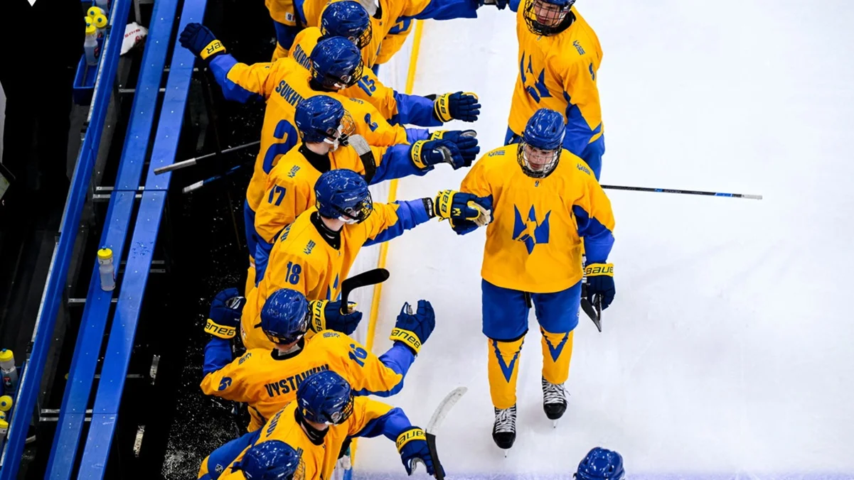 Україна U-18 – Данія U-18 / фото: Федерація хокею України