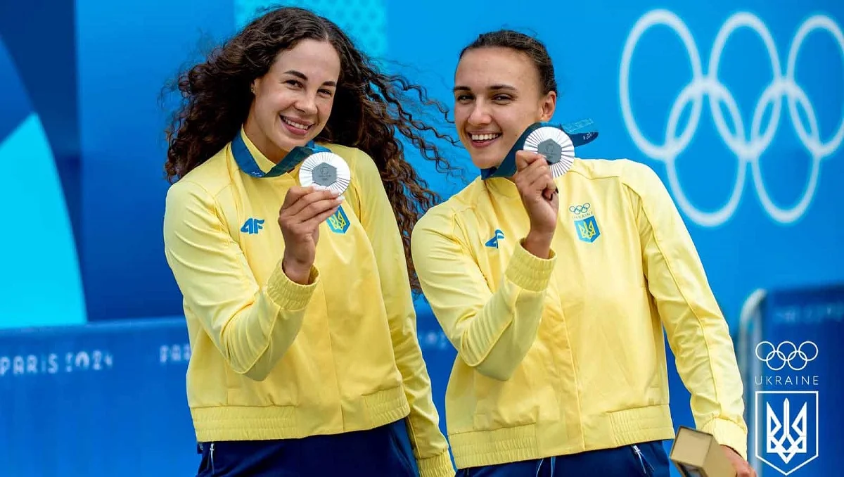 Людмила Лузан та Анастасія Рибачок / НОК України