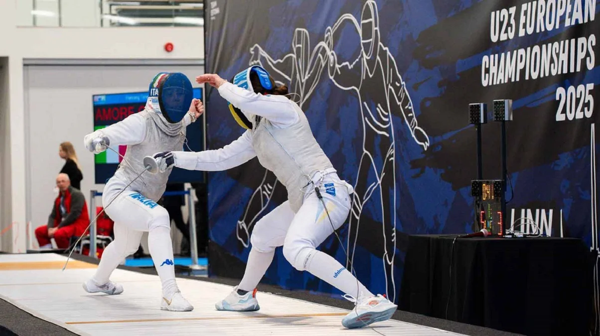 Украинские фехтовальщицы на Евро-2025 / ФФУ