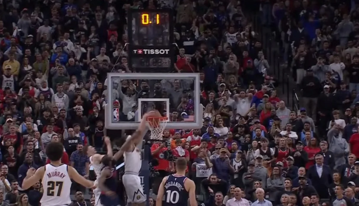 ЛА Клипперс – Денвер – 99:101 / Скрин