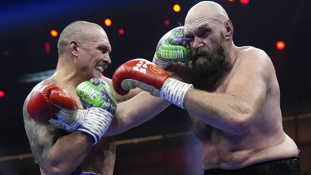 Олександр Усик проти Тайсона Ф'юрі / Getty Images