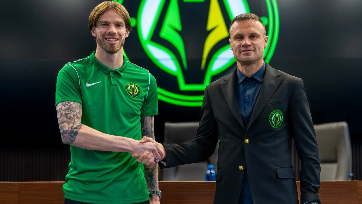 Олег Кудрик і В'ячеслав Шевчук / ФК Полісся