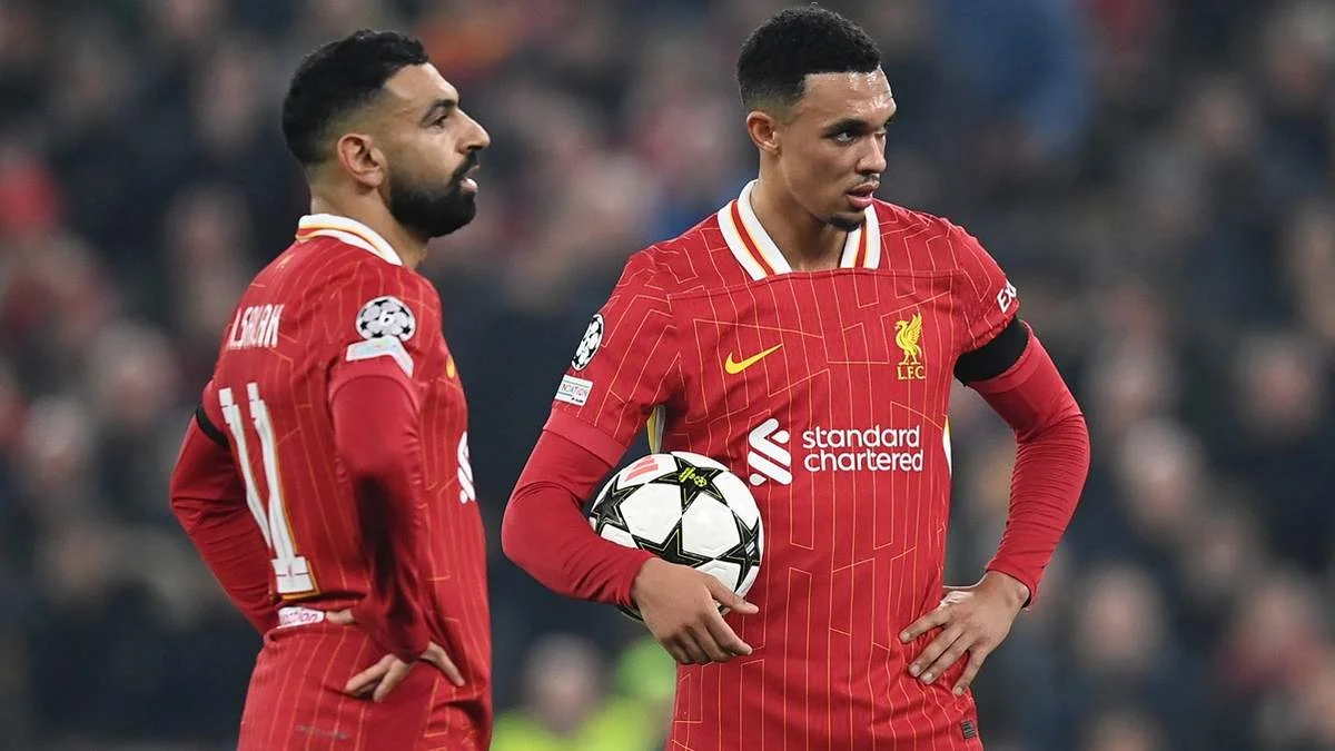 Мохамед Салах та Трент Александер-Арнольд / фото: Getty Images