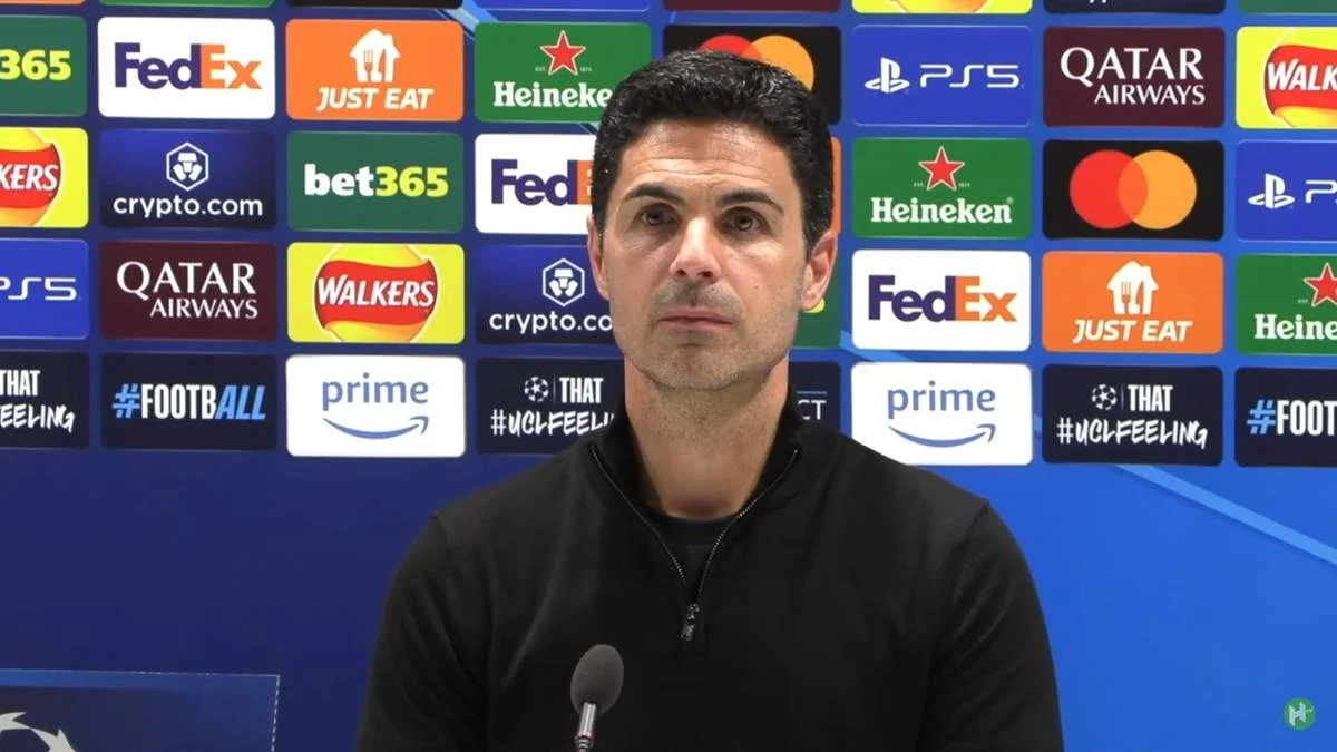 Микель Артета / скриншот с пресс-конференции