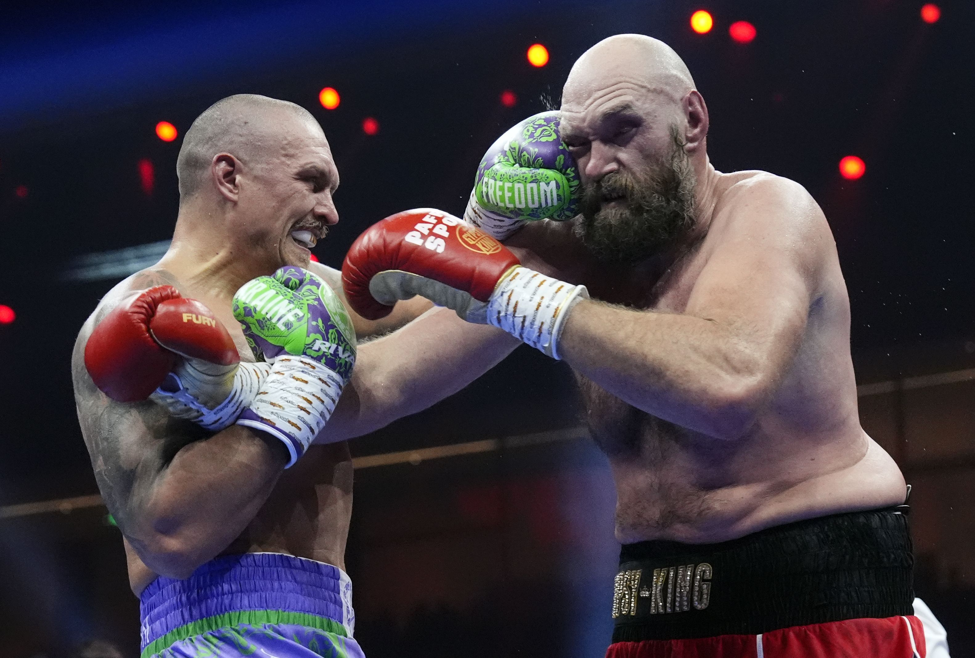 Александр Усик и Тайсон Фьюри / Getty Images