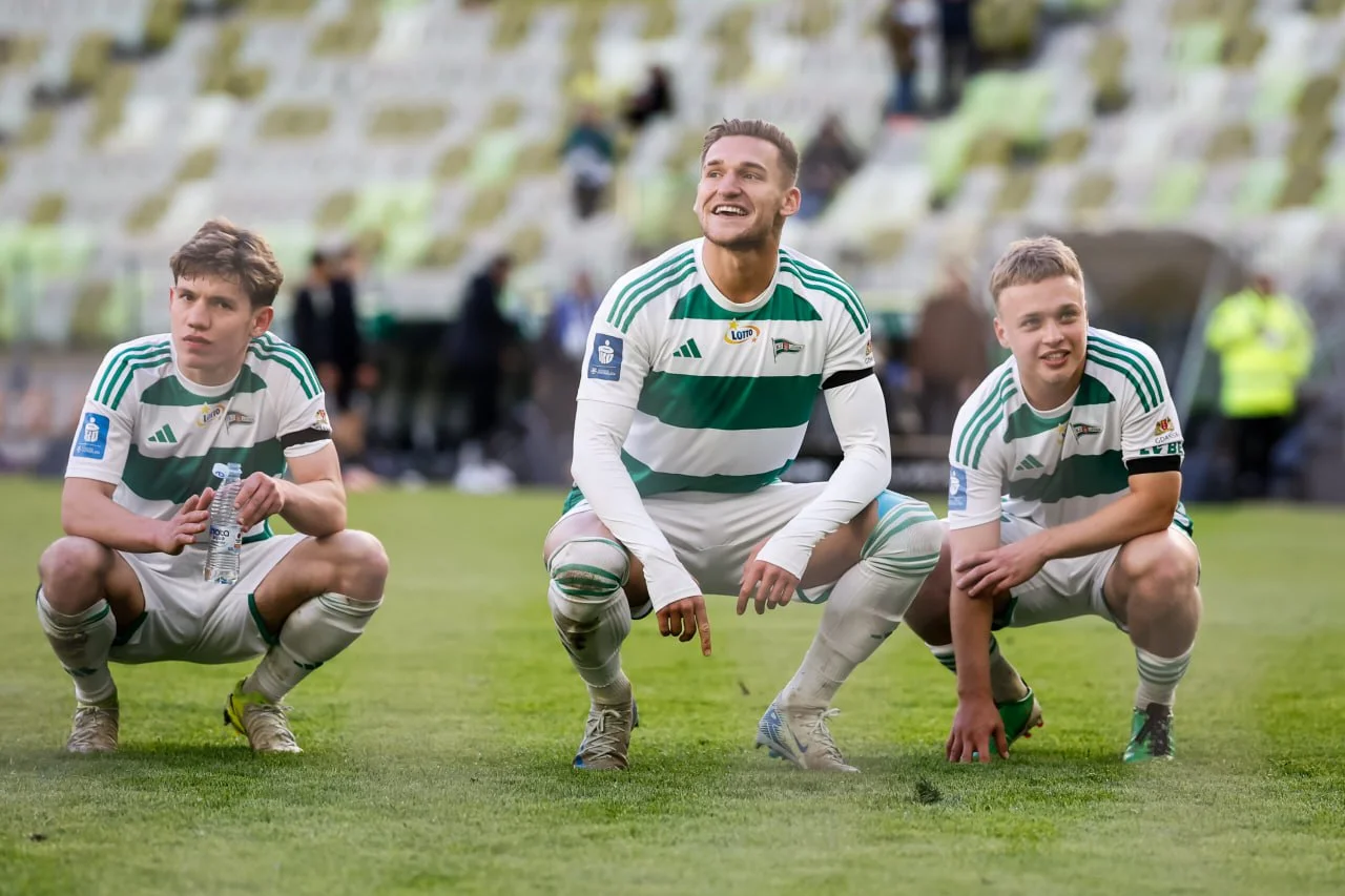 Хлань, Вьюнник и Царенко / фото: ФК Лехия