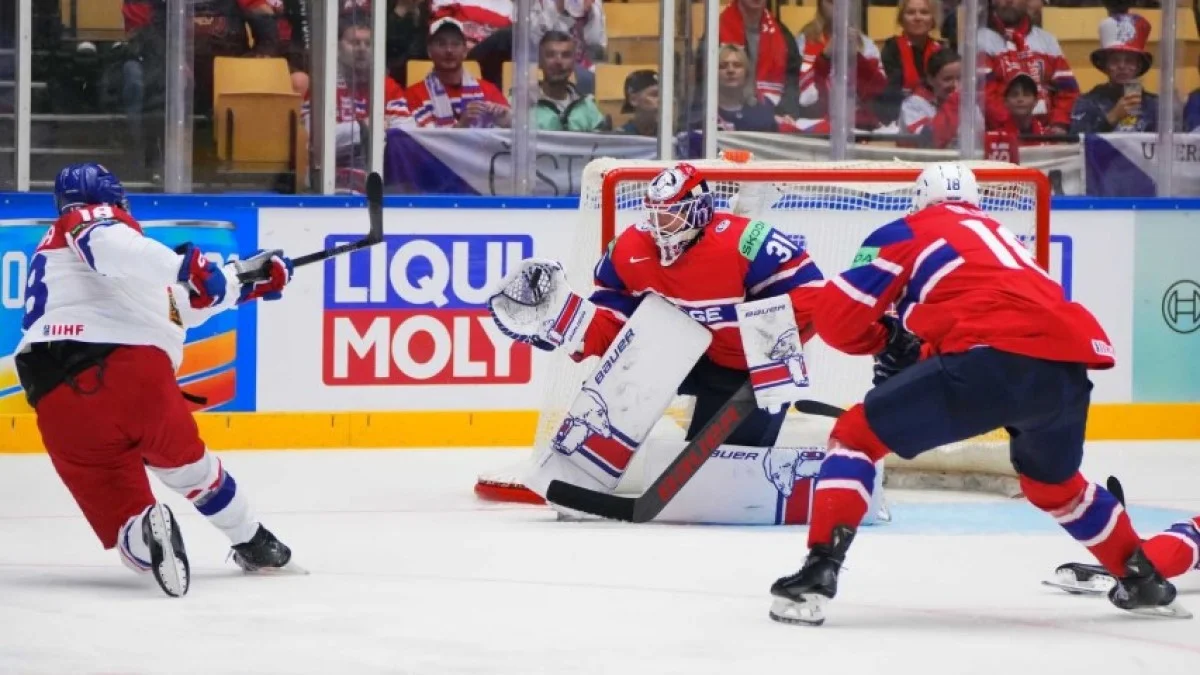 Норвегия – Чехия – 1:2 / фото: IIHF
