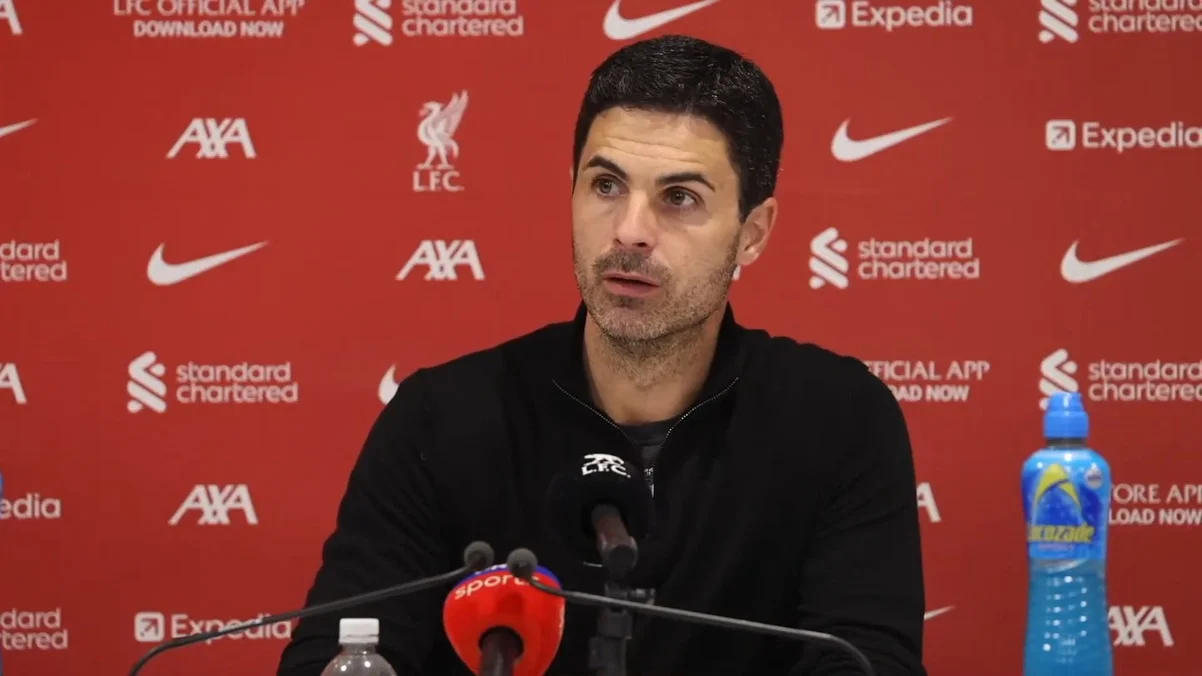 Микель Артета / скриншот с пресс-конференции