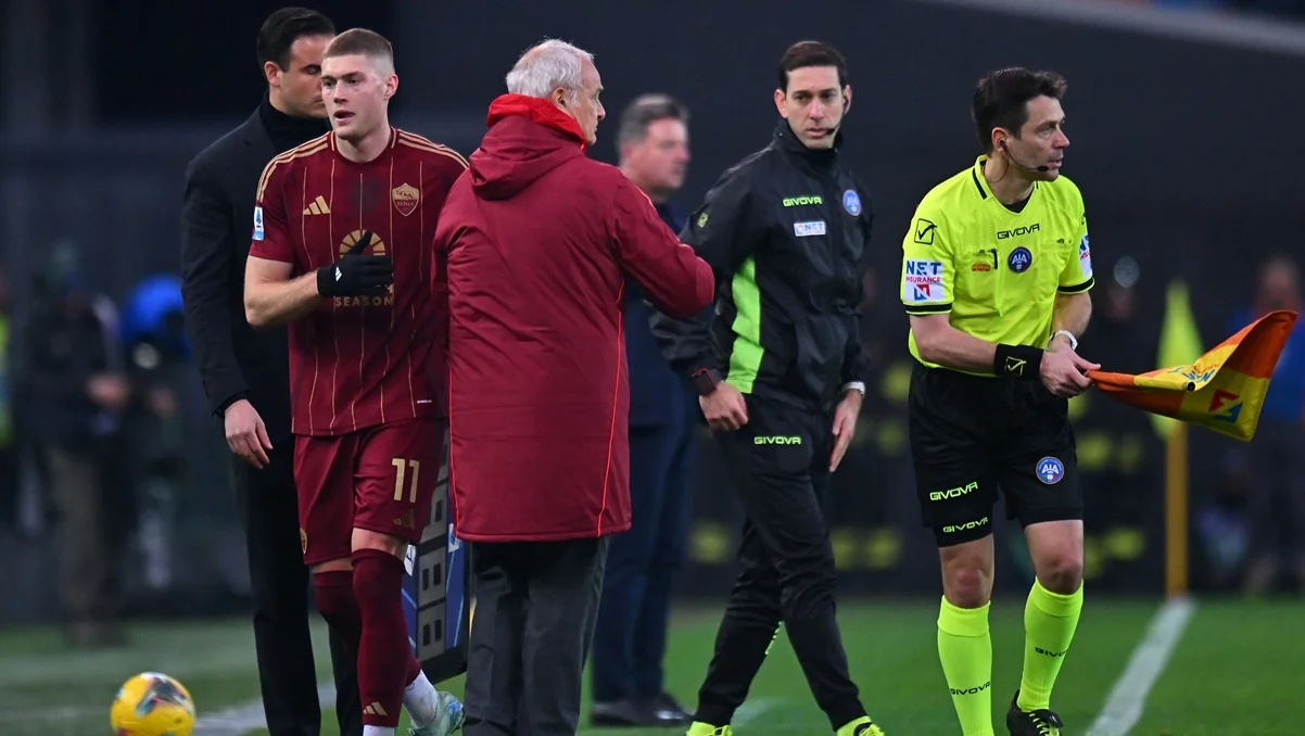 Артем Довбик та Клаудіо Раньєрі / фото: Alessandro Sabattini/Getty Images