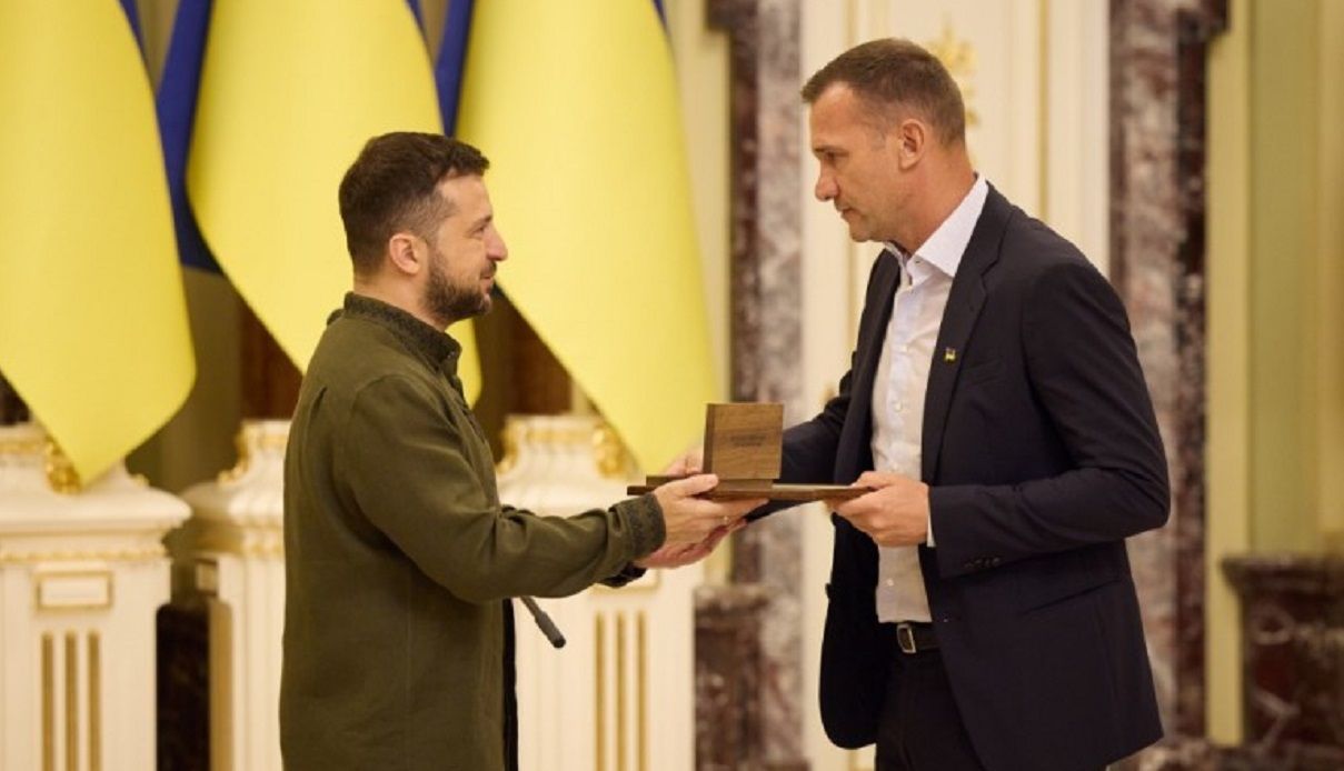 Зеленский и Шевченко / Фото president.gov.ua