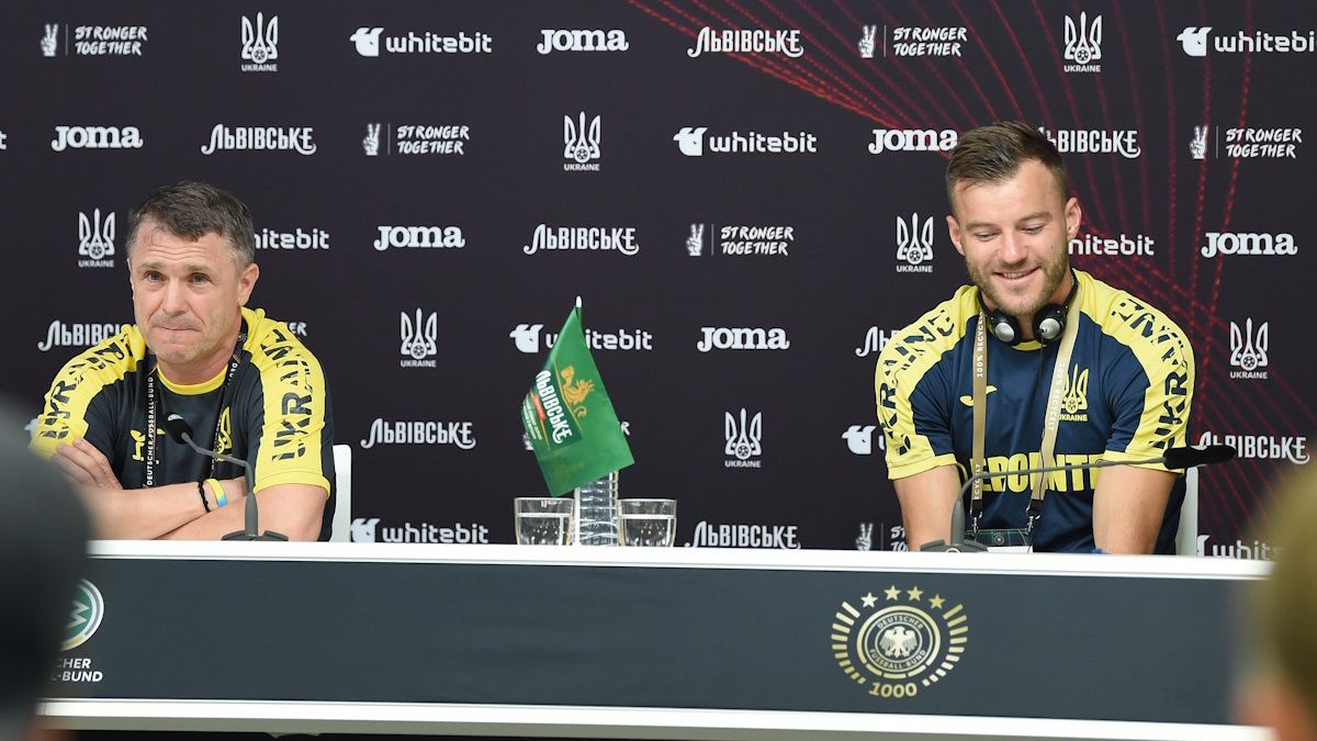 Сергій Ребров та Андрій Ярмоленко / Getty Images