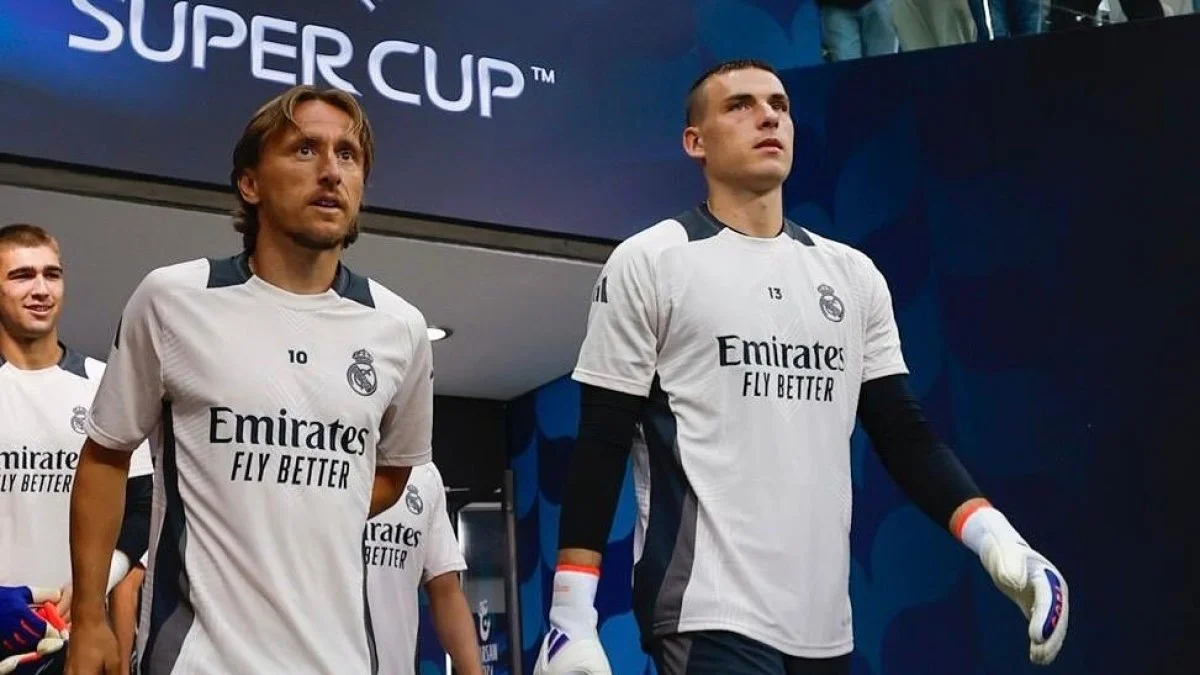 Лука Модріч та Андрій Лунін / фото: Instagram Андрія Луніна