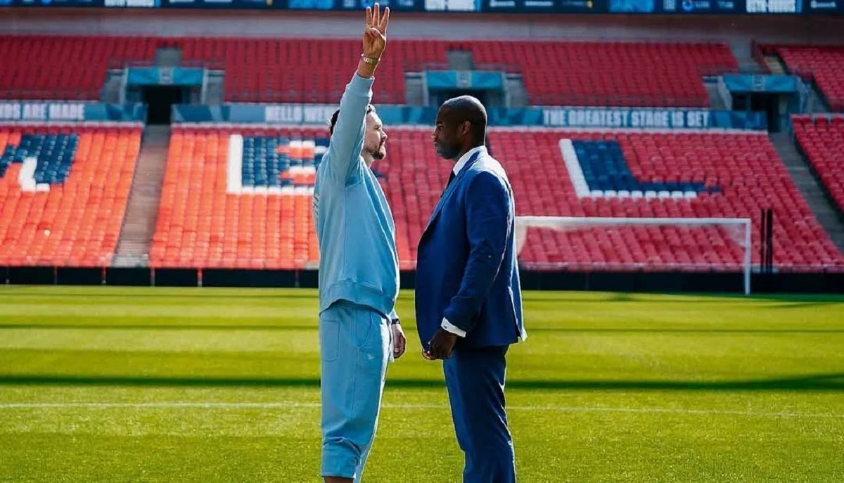 Олександр Усик і Даніель Дюбуа / Фото з instagram.com/usykaa